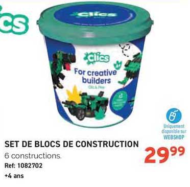 Set De Blocs De Construction Clics