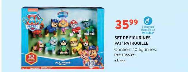 Set De Figurines Pat' Patrouille