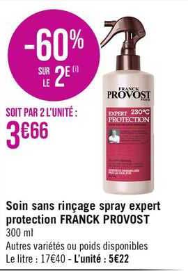 soin sans rinçage spray expert protection franck provost