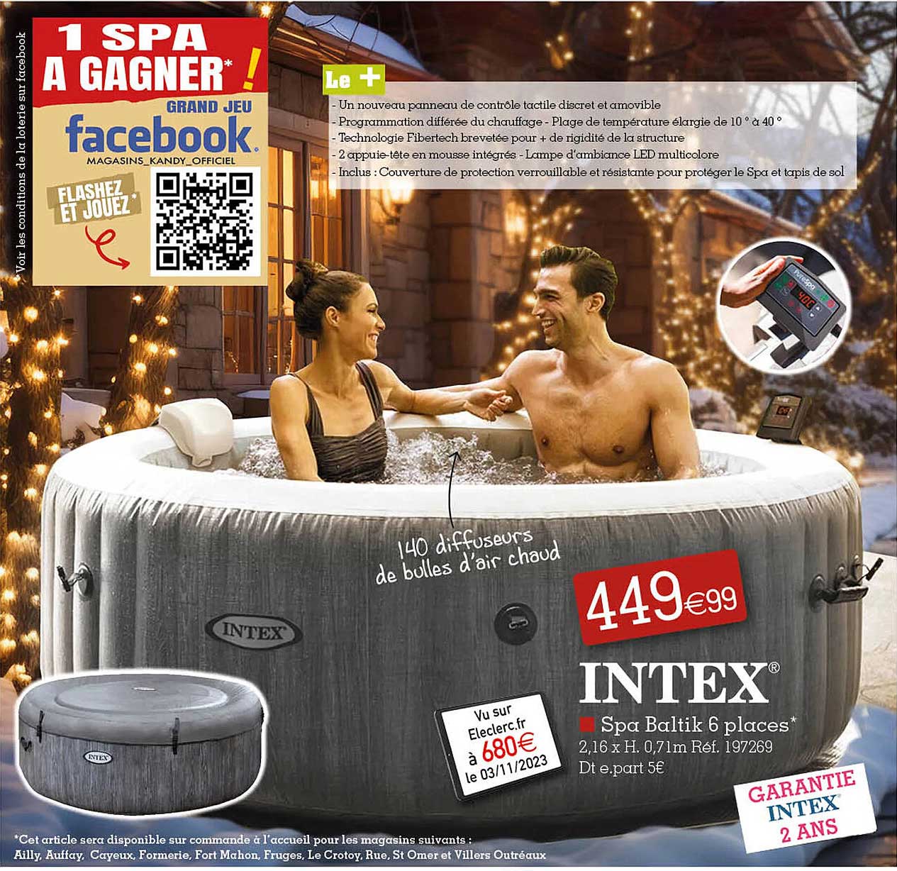 spa baltik 6 places intex