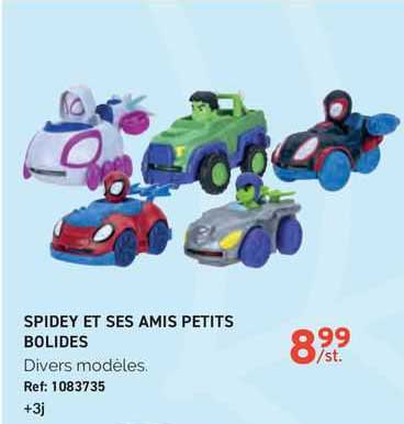 spidey et ses amis petits bolides
