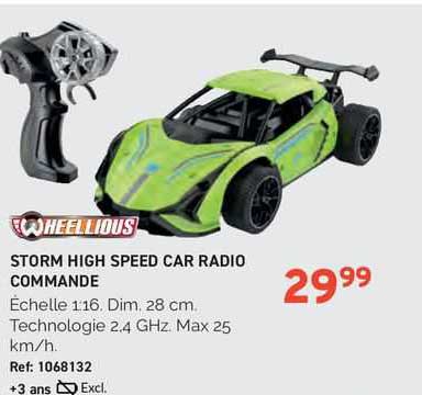 storm high speed car radiocommandé wheellious