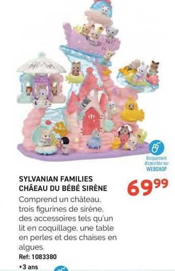 sylvanian families chaeau du bebe sirene