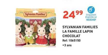 sylvanian families la famille lapin chocolat