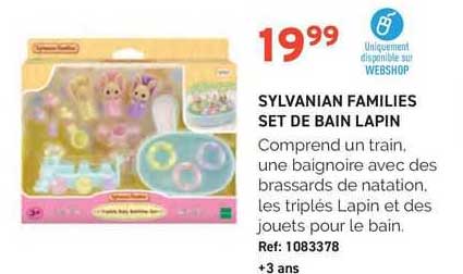 Sylvanian Families Set De Bain Lapin