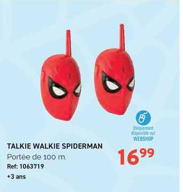 talkie walkie spiderman