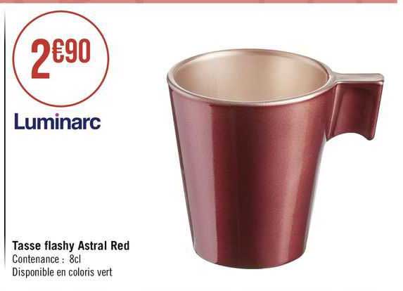 Tasse Flashy Astral Red Luminarc
