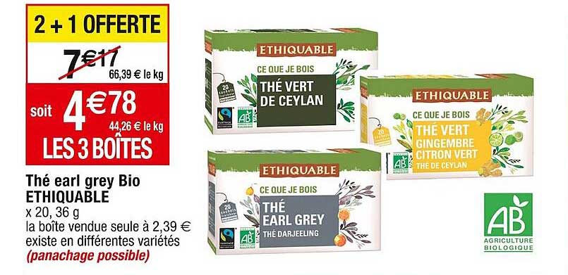 thé earl grey bio éthiquable