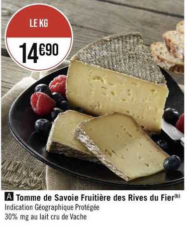 tomme de savoie fruitière des rives du fier