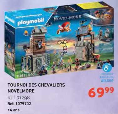 tournoi des chevaliers novelmore playmobil