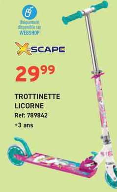 Trottinette Licorne