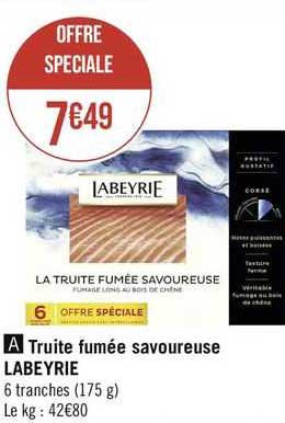 truite fumée savoureuse labeyrie