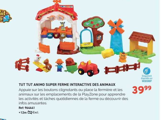 tut tut animo super ferme interactive des animaux