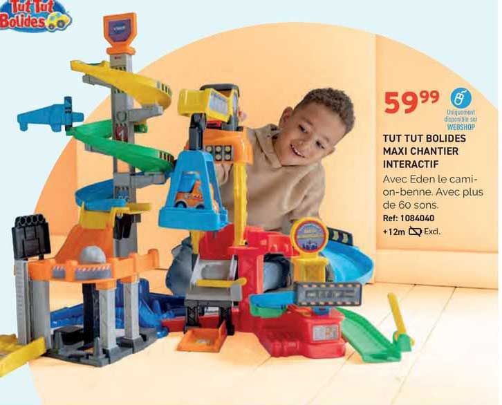 tut tut bolides maxi chantier interactif