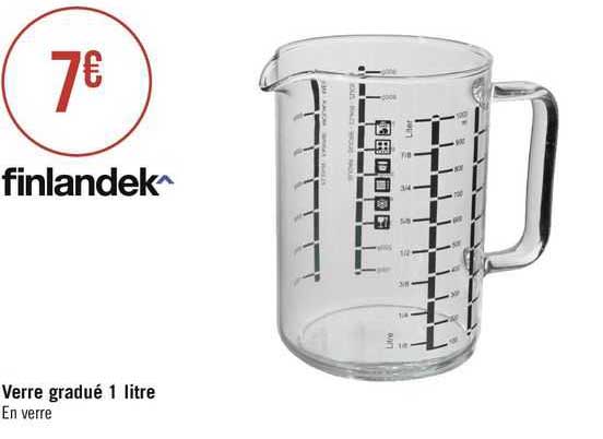 verre gradué 1 litre finlandek