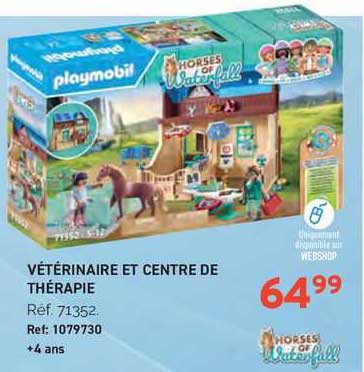 vétérinaire et centre de thérapie playmobil