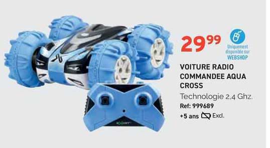 voiture radiocommandée aqua cross