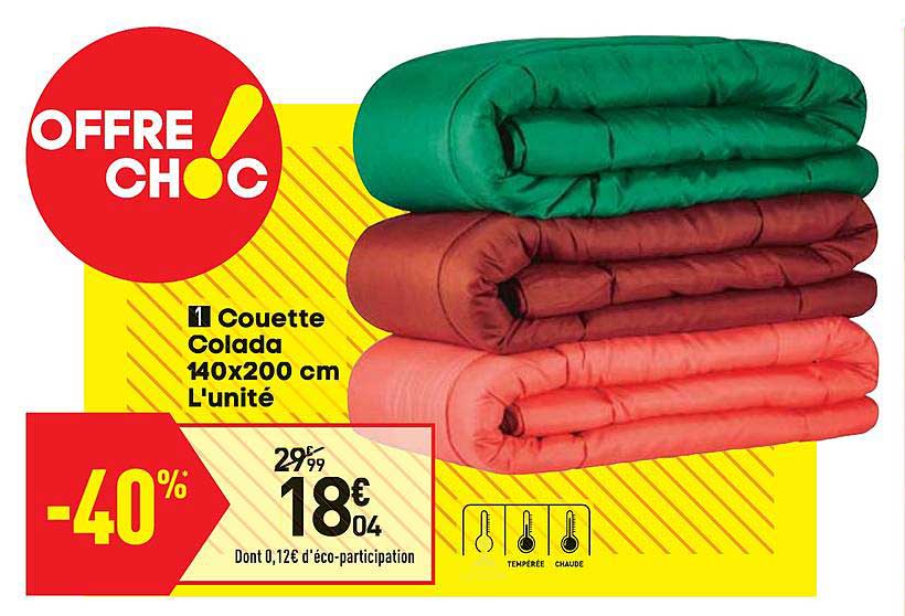 couette colada 140x200 cm