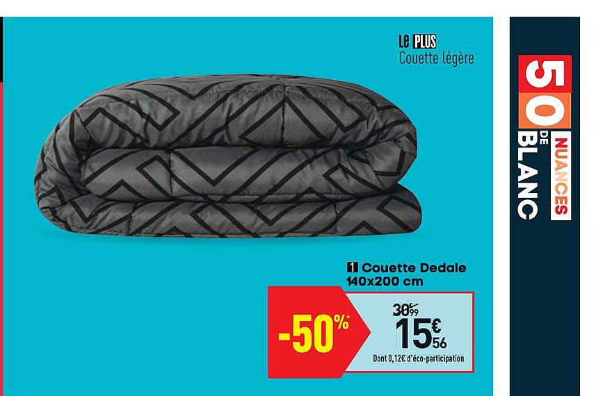 couette dedale 140x200 cm