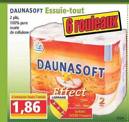 daunasoft essuie tout