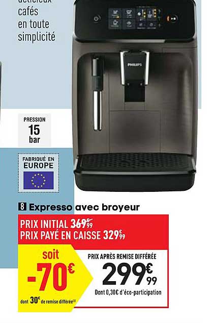 Expresso Avec Broyeur