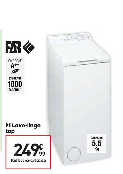 lave linge top