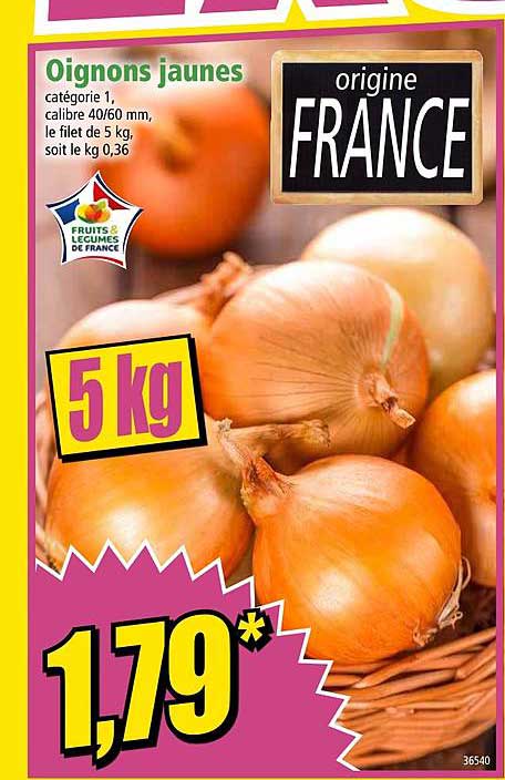 Oignons Jaunes