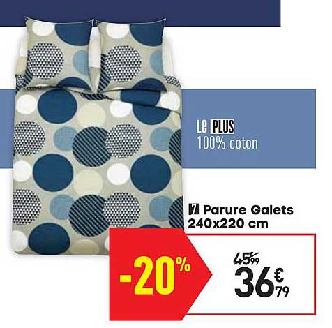 parure galets 240x220 cm