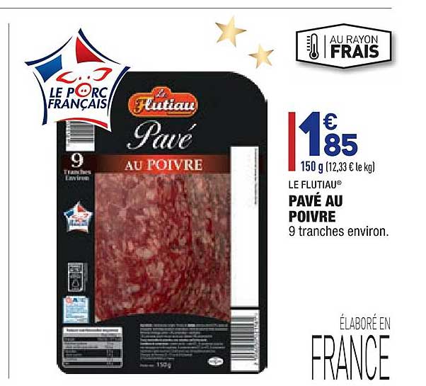 Pavé Au Poivre Le Flutiau