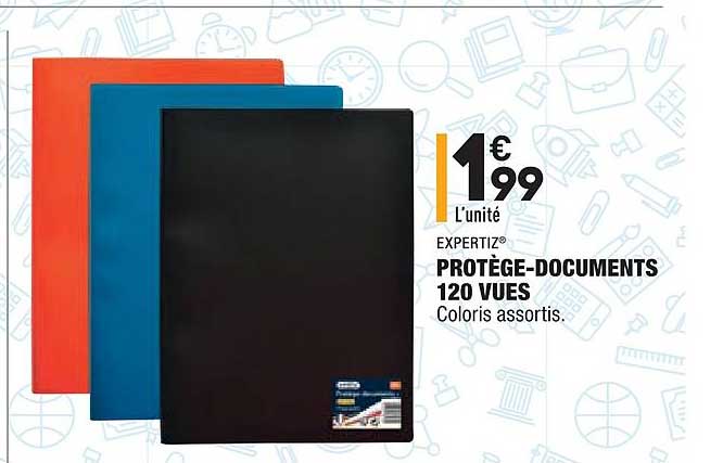 protège-documents 120 vues expertiz