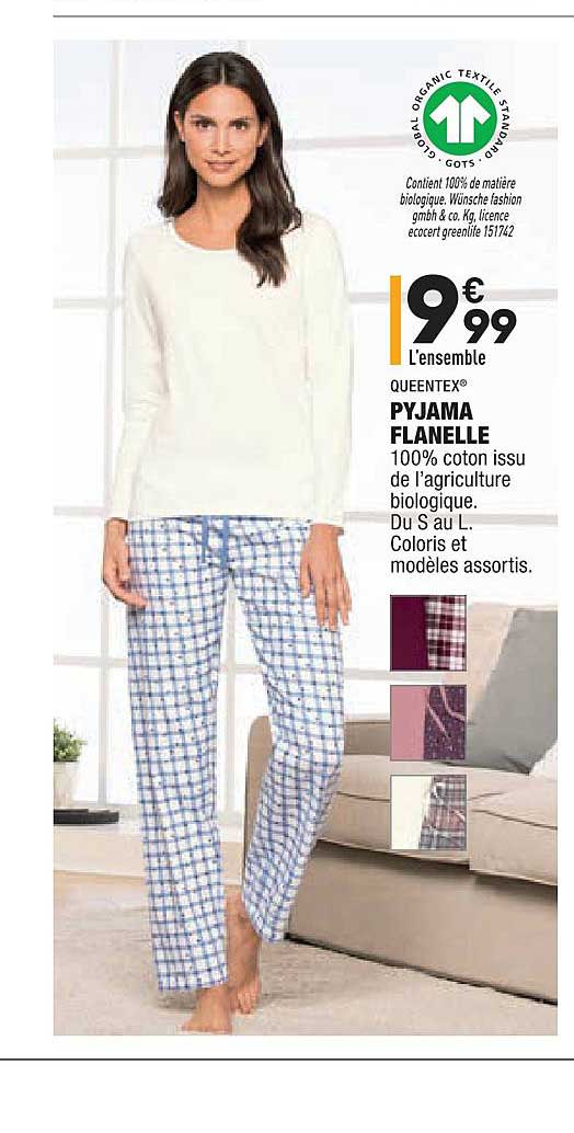 Pyjama Flanelle Queentex