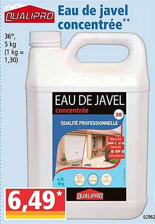 qualipro eau de javel concentrée