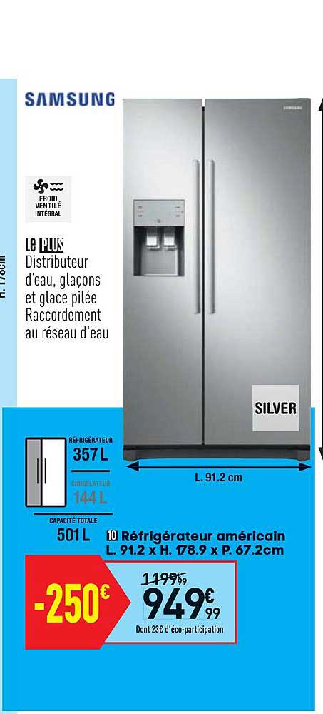 Réfrigérateur Américain Samsung