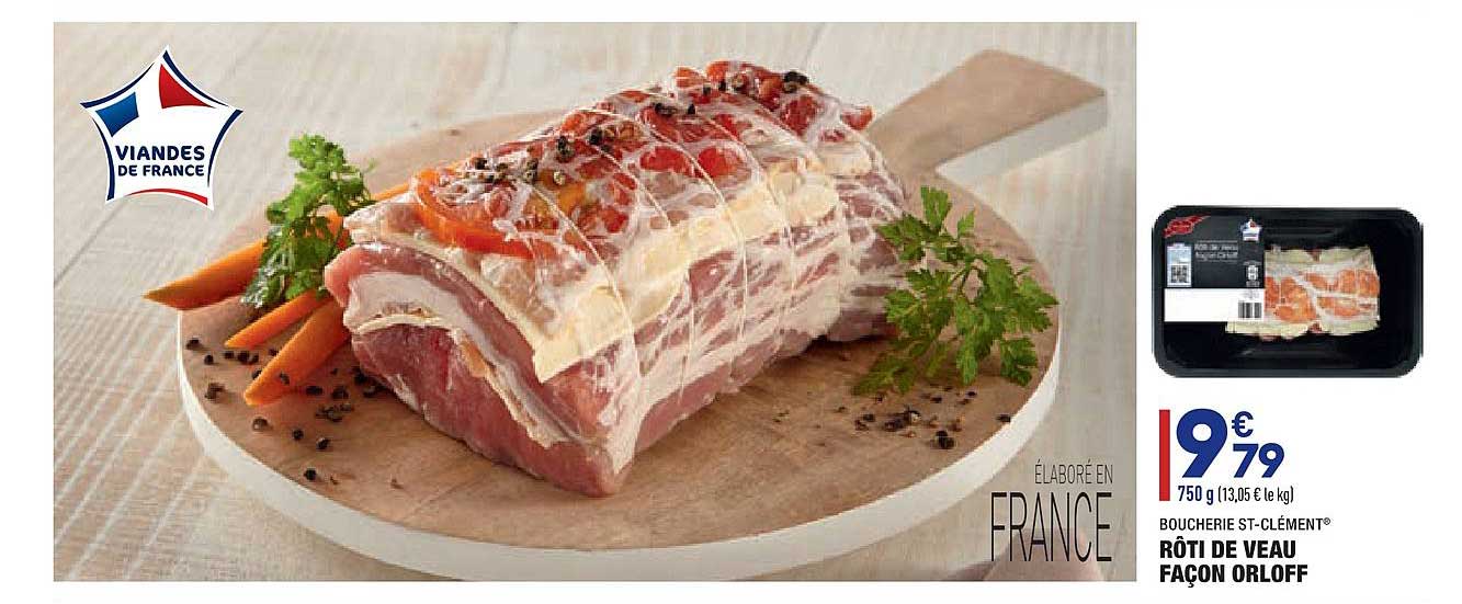 rôti de veau façon orloff  boucherie st-clément