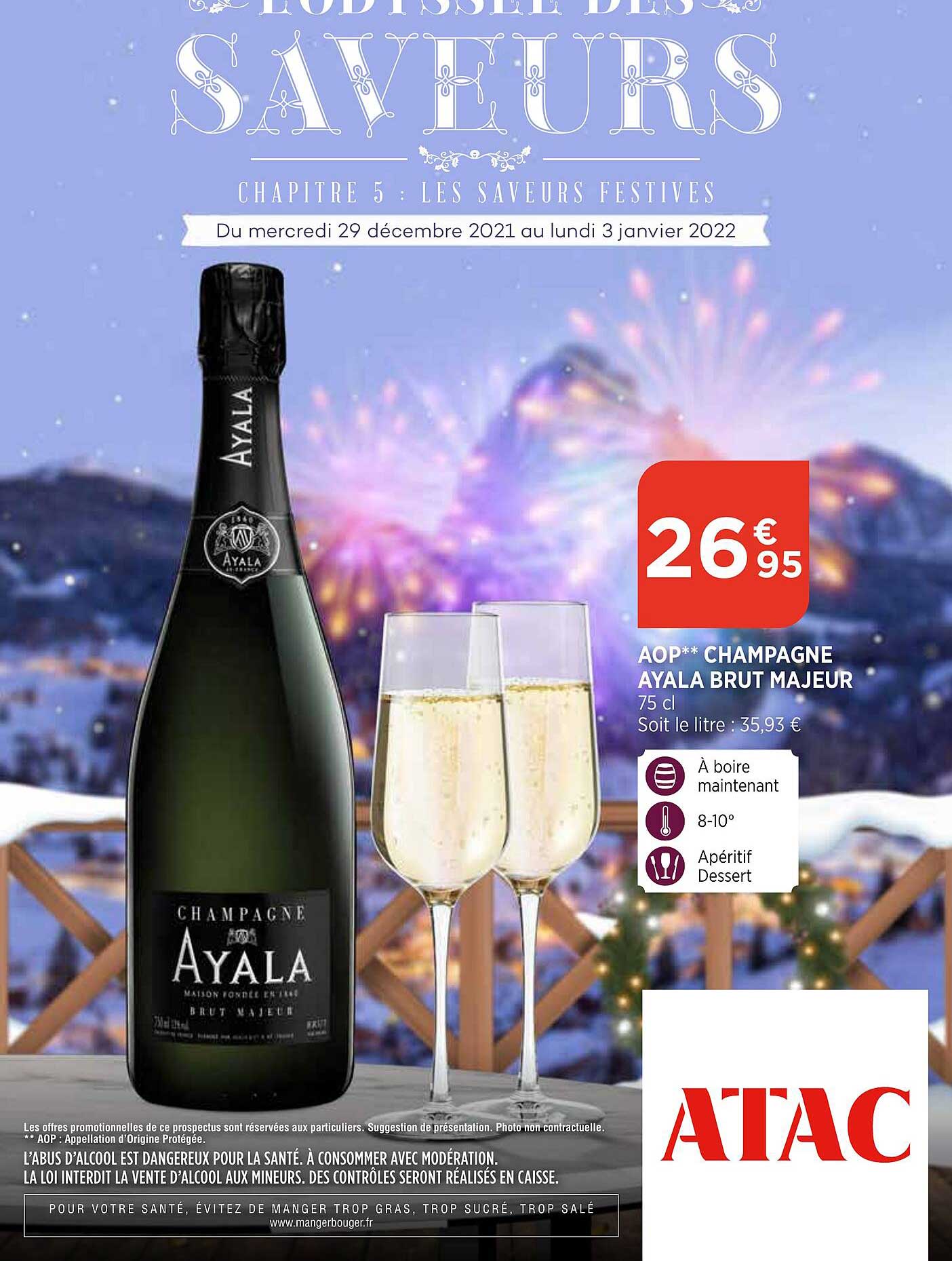 aop champagne ayala brut majeur