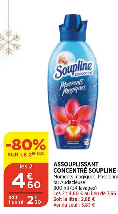 Assouplissant Concentré Soupline