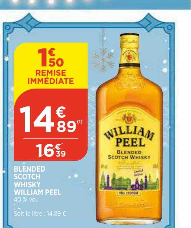 Blended Scotch Whisky William Peel