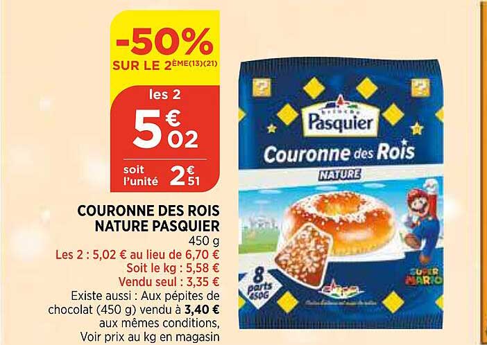 couronne des rois nature pasquier