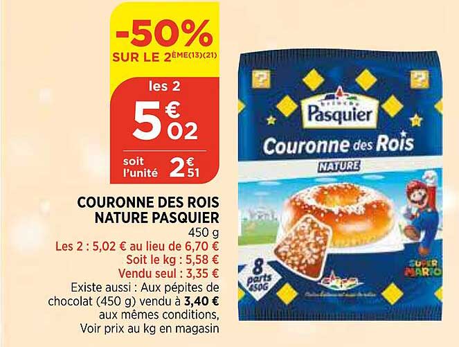couronne des rois nature pasquier