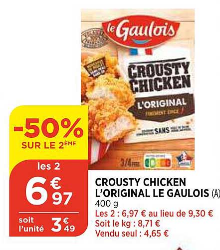 Crousty Chicken L'original Le Gaulois