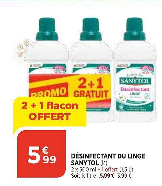 Désinfectant Du Linge Sanytol
