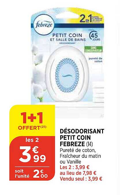 Désodorisant Petit Coin Febreze