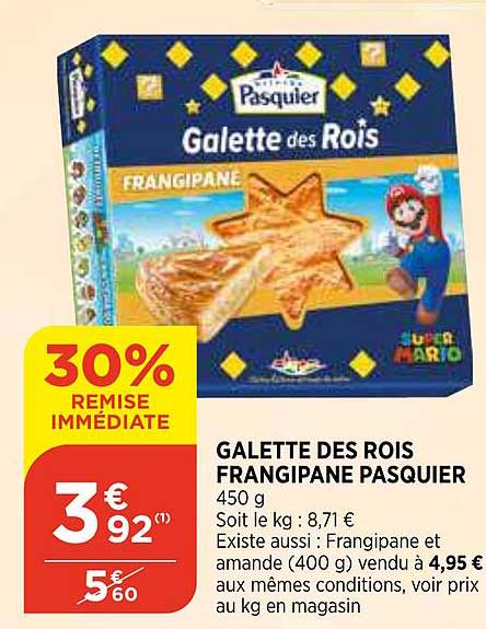galete des rois frangipane pasquier