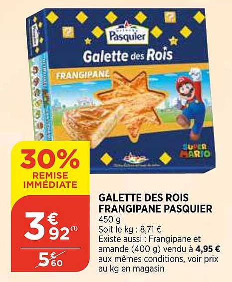 galette des rois frangipane pasquier