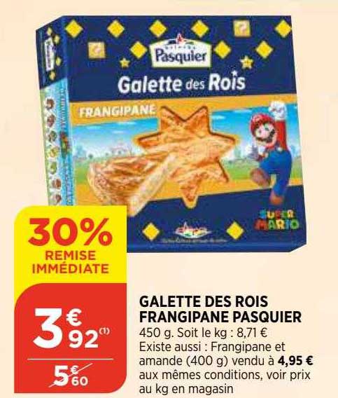 galette des rois frangipane pasquier