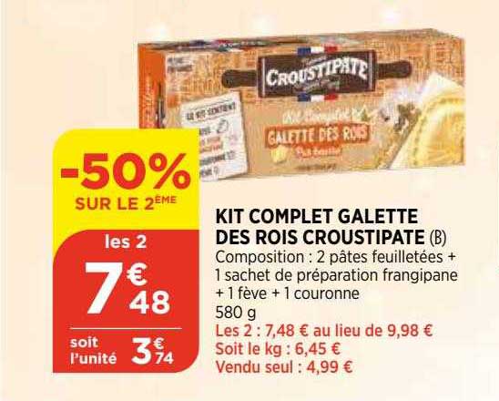 kit complet galette des rois croustipate