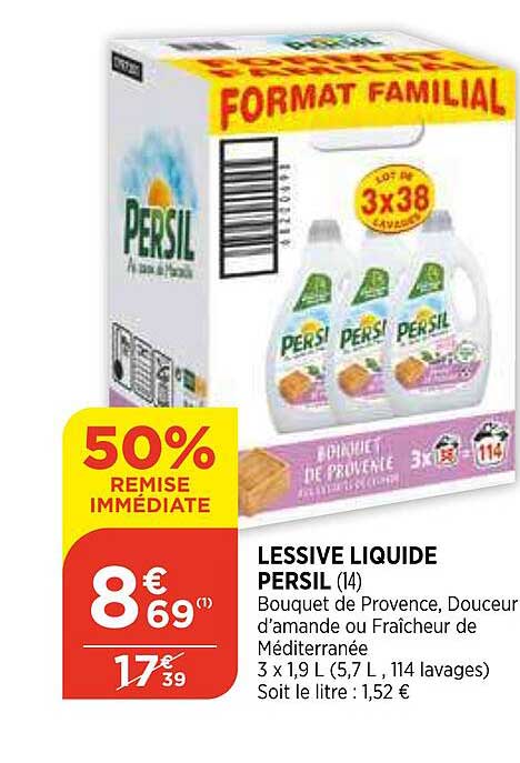 Lessive Liquide Persil