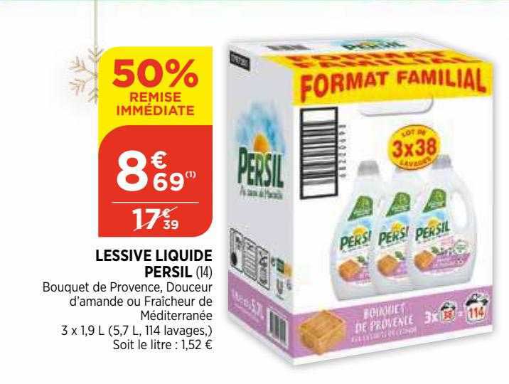 Lessive Liquide Persil