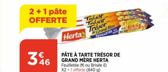 pâte à tarte trésor de grand mère herta