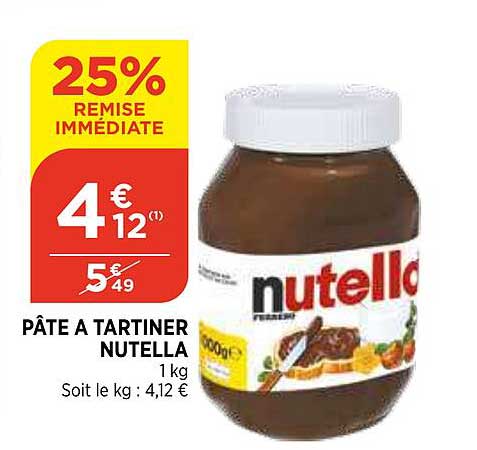 Pâte à Tartiner Nutella